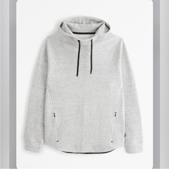Abercrombie & Fitch Gray Hooded Sweater